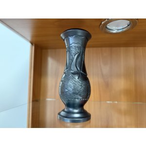 Artystyczny Świecznik z Węgla Kamiennego – Górnicze Rękodzieło (16 cm)