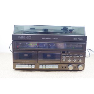 Nikko NHS-75 MK II – Audio Center z gramofonem i podwójnym magnetofonem kasetowym