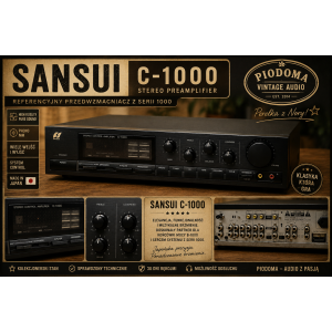 Sansui C-1000 – Referencyjny Przedwzmacniacz Stereo z Serii 1000