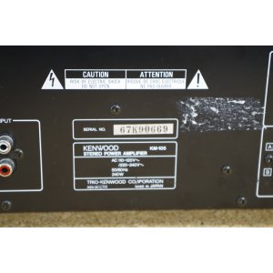 Kenwood KM-105 – końcówka mocy stereo Hi-Fi | Japońska klasyka z wskaźnikami LED