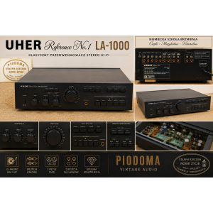 Uher LA-1000 Reference No.1 – przedwzmacniacz stereo Hi-Fi | Niemiecka szkoła brzmienia