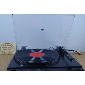 Gramofon C.E.C. Chuo Denki ST 510 – japoński półautomat paskowy, po przeglądzie, nowy pasek