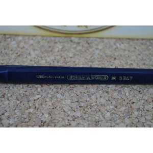 Ołówek automatyczny Bohemia Works 5347 + oryginalne grafity Black Star 4345/2 – Czechosłowacja