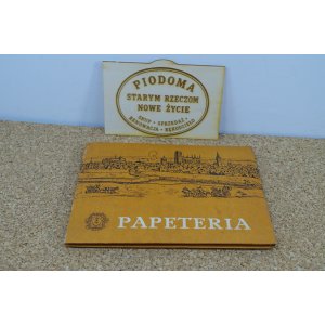 Papeteria „Panorama Gdańska” – komplet korespondencyjny PRL, Gdańskie Zakłady Papiernicze, lata 70.