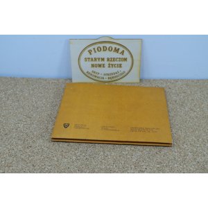 Papeteria „Panorama Gdańska” – komplet korespondencyjny PRL, Gdańskie Zakłady Papiernicze, lata 70.