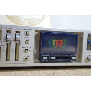 Sansui RG-707 Stereo Graphic Equalizer Consolette – japoński korektor graficzny z efektem Echo | Vintage Hi-Fi
