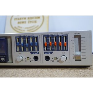 Sansui RG-707 Stereo Graphic Equalizer Consolette – japoński korektor graficzny z efektem Echo | Vintage Hi-Fi