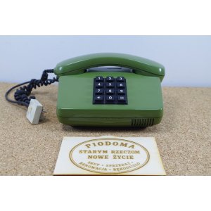 Telefon stacjonarny RWT FeTAp 751-1 BP – zielony – 1984 r.