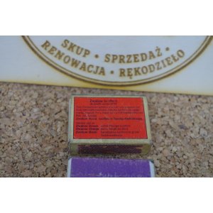 Zestaw 3 kolekcjonerskich pudełek po zapałkach – Czechosłowacja, Szwecja i reklama alkoholu – vintage
