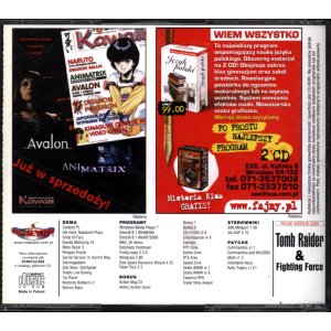 CD-Action nr 72 (kwiecień 2002) – 3x CD z pełnymi wersjami gier: Tomb Raider, Fighting Force + Starmageddon Demo
