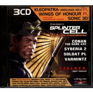CD-Action nr 99 (maj 2004) – 3x CD z pełnymi wersjami gier: Kleopatra: Królowa Nilu PL, Wings of Honour PL, Sonic 3D