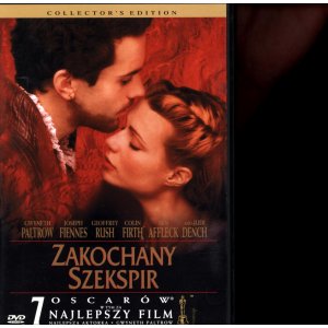 Zakochany Szekspir (Shakespeare in Love) – Collector's Edition DVD | 7 Oscarów
