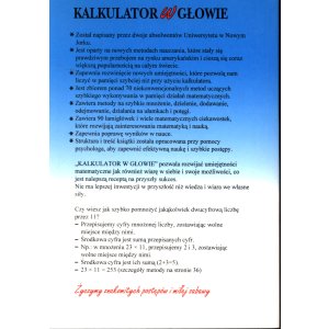 Maria Szczęśniak, Dariusz Szczęśniak – Kalkulator w głowie