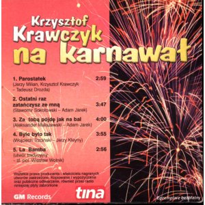 Krzysztof Krawczyk – Na karnawał