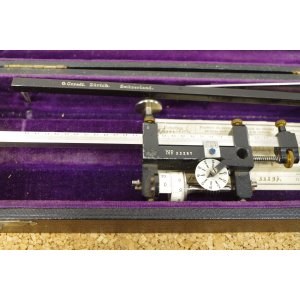 Planimetr biegunowy G. Coradi Zürich No. 33297 w oryginalnym etui – ok. 1929 r.