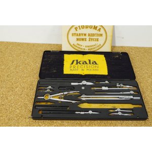Zestaw kreślarski SKALA Precision w oryginalnym etui – Made in Poland
