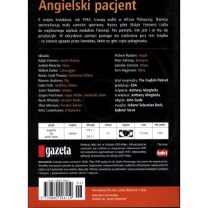 Angielski pacjent – DVD – Ralph Fiennes, Juliette Binoche – Gazeta Wyborcza