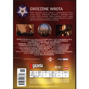 Gwiezdne wrota DVD – Kurt Russell, James Spader – wersja reżyserska