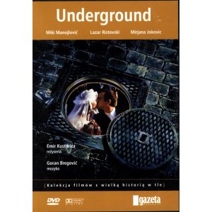 Underground – DVD – Emir Kusturica – Goran Bregović – wydanie Gazeta