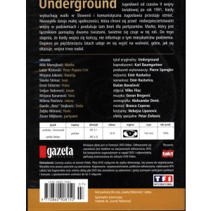 Underground – DVD – Emir Kusturica – Goran Bregović – wydanie Gazeta