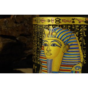 2 kubki egipskie E.D.C. Faraon hieroglify Made in Egypt