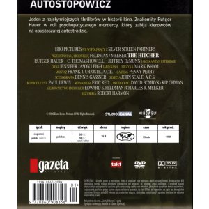 Autostopowicz DVD – Rutger Hauer – The Hitcher – Gazeta Wyborcza