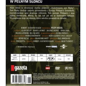 W pełnym słońcu DVD – Alain Delon – Gazeta Wyborcza