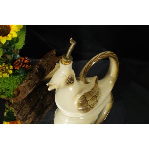 Karafka ceramiczna kogut Ceramika Włocławek vintage PRL
