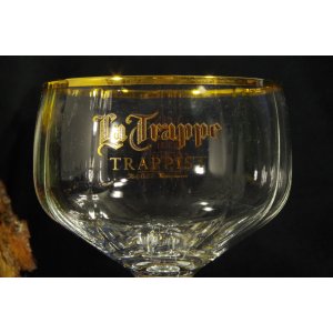 Kielich do piwa La Trappe Trappist – szkło firmowe ze złoceniem