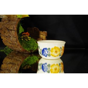 Włocławek – ręcznie malowana cukiernica / pojemnik ceramiczny – PRL