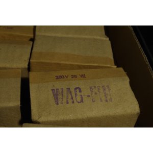 Żarówka trakcyjna WAG-FEN 280 V 25 W B22 – NOS, PRL