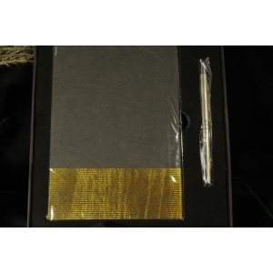 LUXE Stationery – zestaw prezentowy notes + długopis w pudełku, nowy